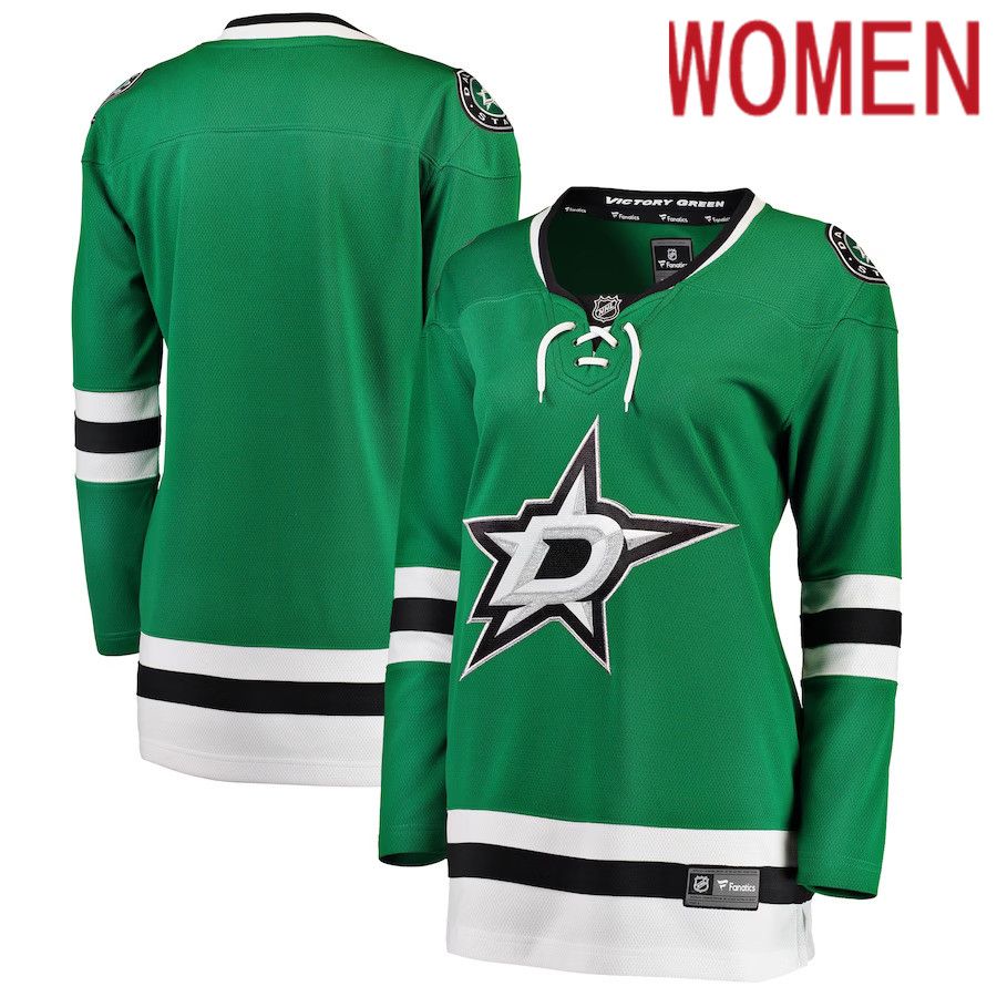 Women Dallas Stars Fanatics Branded Green Breakaway Home NHL Jersey